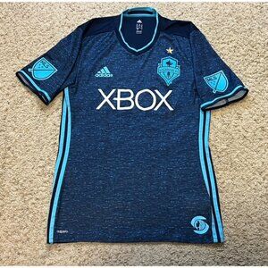 Seattle Sounders Adidas 2016-17 Authentic Match 3rd Kit Jersey Shirt Size Medium